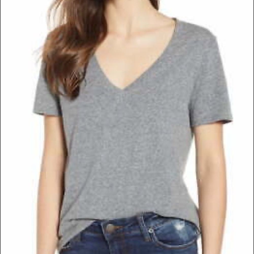 BP Grey Vneck